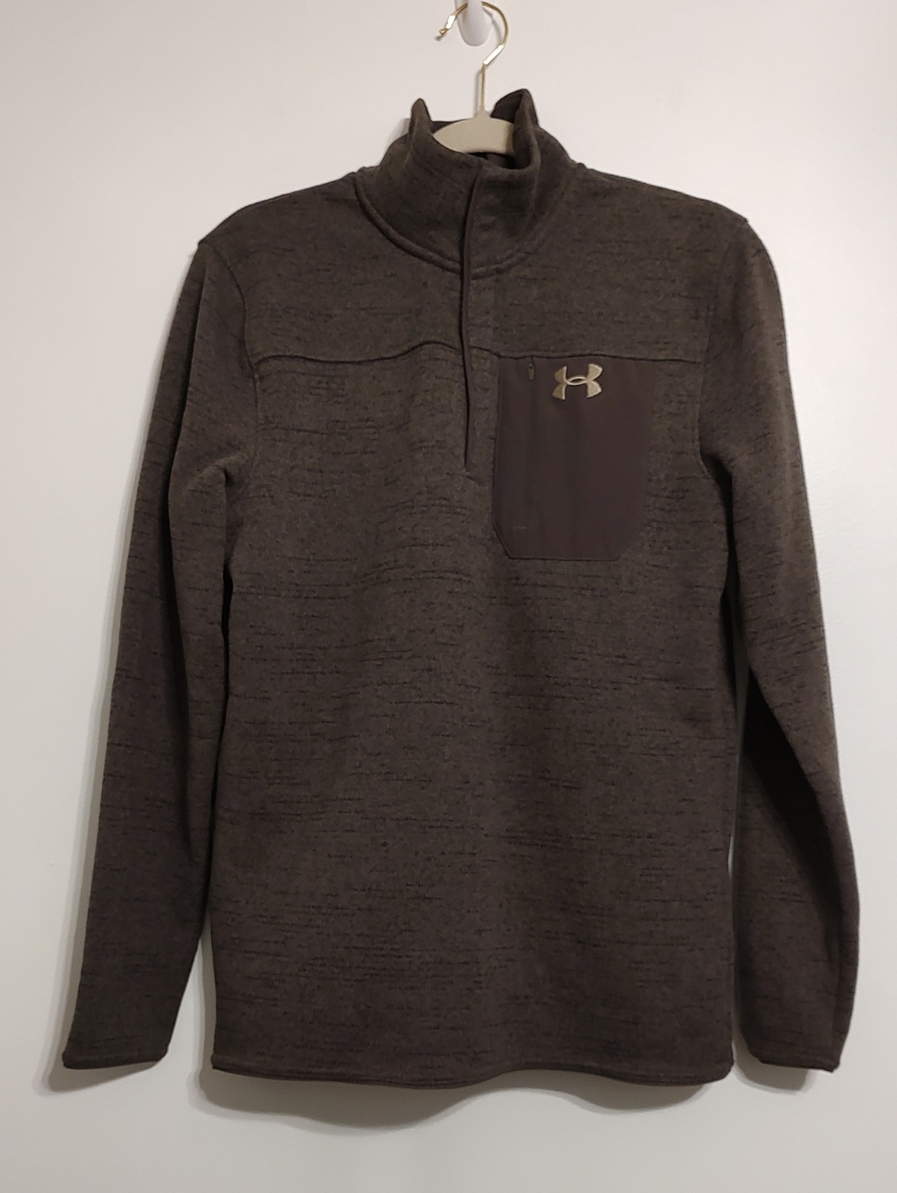 Under Armour Dark Gray Heather Quarter-Zip Pullover